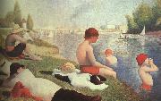 Georges Seurat Bathing at Asniers oil on canvas